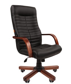 Кресло офисное CHAIRMAN 480 WD, экокожа, цвет черный в Пскове