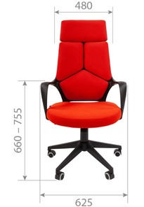 Кресло компьютерное CHAIRMAN 525, серое в Пскове - предосмотр 1