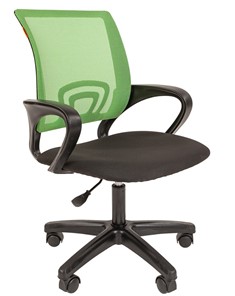 Офисное кресло CHAIRMAN 696 black LT, зеленое в Пскове