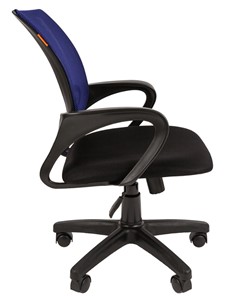 Офисное кресло CHAIRMAN 696 black Сетчатый акрил DW61 синий в Пскове - предосмотр 2