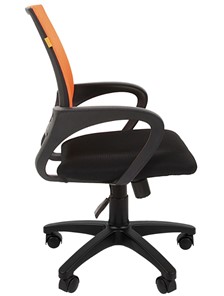 Офисное кресло CHAIRMAN 696 black Сетчатый акрил DW66 оранжевый в Пскове - предосмотр 5