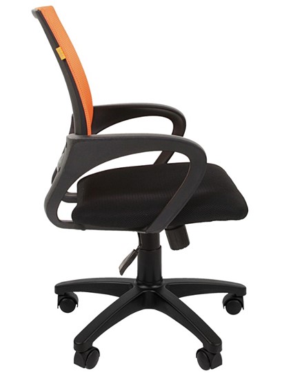 Офисное кресло CHAIRMAN 696 black Сетчатый акрил DW66 оранжевый в Пскове - изображение 5