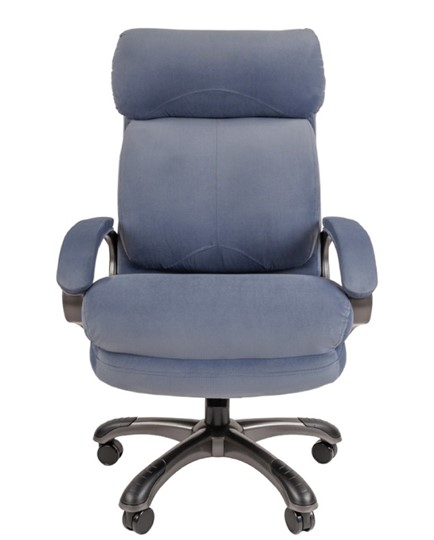 Компьютерное кресло CHAIRMAN HOME 505, велюр голубое в Пскове - изображение 3