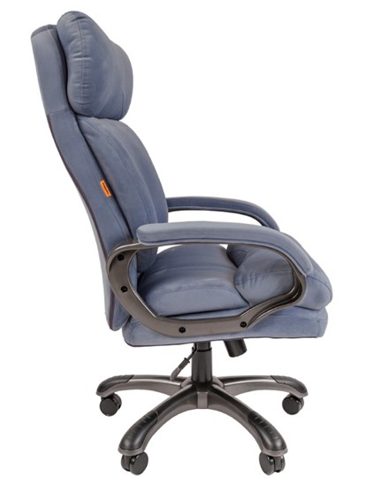 Компьютерное кресло CHAIRMAN HOME 505, велюр голубое в Пскове - изображение 4