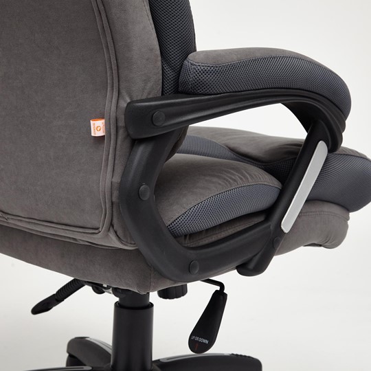 Компьютерное кресло DUKE флок/ткань, серый/серый, 29/TW-12 арт.14039 в Пскове - изображение 19