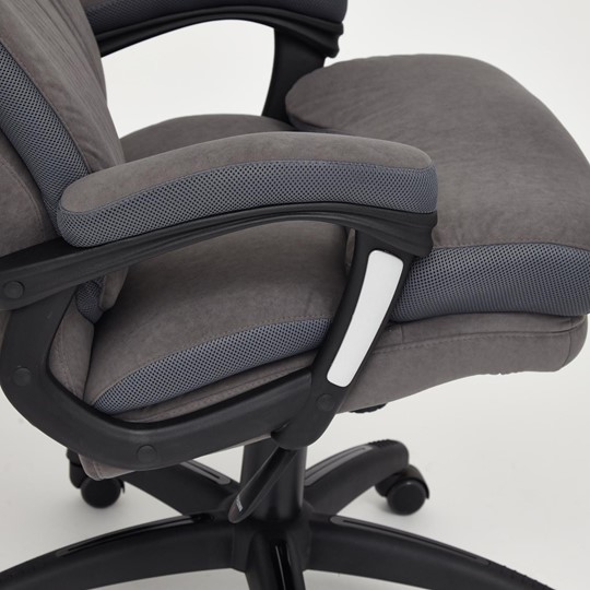 Компьютерное кресло DUKE флок/ткань, серый/серый, 29/TW-12 арт.14039 в Пскове - изображение 9