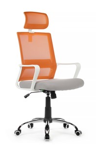 Кресло офисное RCH 1029HW, серый/оранжевый в Пскове