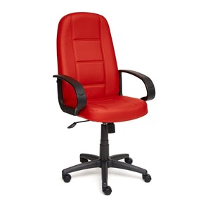 Компьютерное кресло СН747 кож/зам, красный, арт.7707 в Пскове