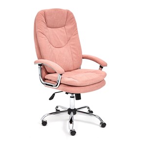 Офисное кресло SOFTY LUX флок, розовый, арт.13952 в Пскове