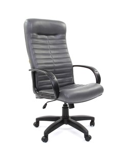 Кресло офисное CHAIRMAN 480 LT, экокожа, цвет серый в Пскове