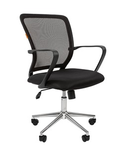 Офисное кресло CHAIRMAN 698 CHROME new Сетка TW-01 (черная) в Пскове