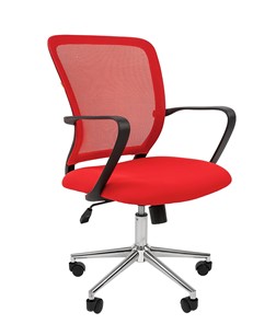 Офисное кресло CHAIRMAN 698 CHROME new Сетка TW-69 (красный) в Пскове