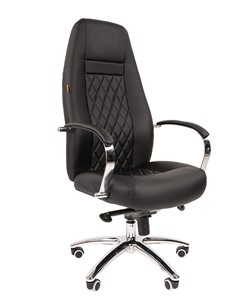 Кресло офисное CHAIRMAN 950 Экокожа черная в Пскове