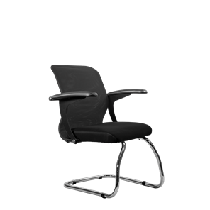 Офисный стул SU-M-4/подл.160/осн.007, Темно-серый/Черный в Пскове
