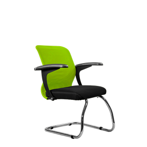 Офисный стул SU-M-4/подл.160/осн.007, Зеленый/Черный в Пскове
