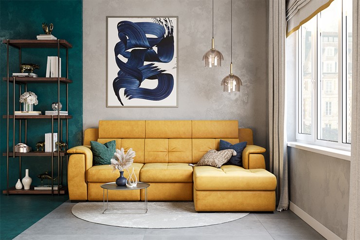 Угловой диван Бруклин с оттоманкой в Пскове - изображение 7