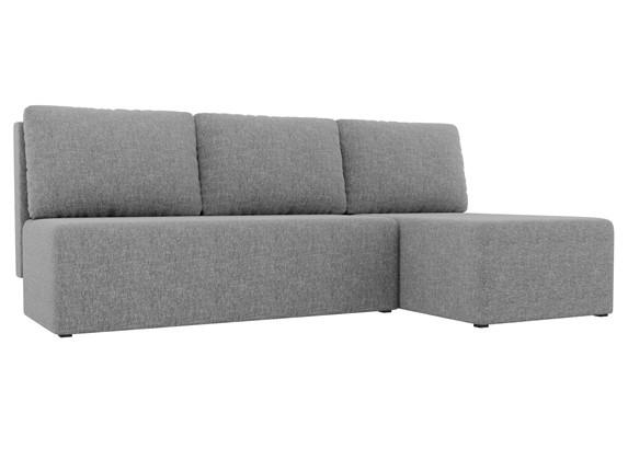 Угловой диван Поло, Серый (рогожка) в Пскове - изображение