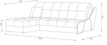 Угловой диван Токио (ППУ) в Пскове - предосмотр 1