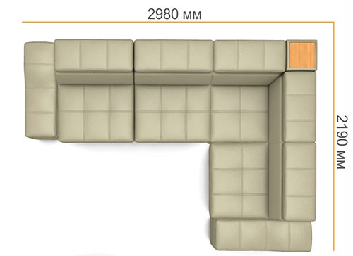 Угловой диван N-0-M ДУ (П1+ПС+УС+Д2+П1) в Пскове - изображение 4