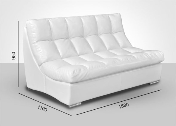 Прямой диван Брайтон с механизмом в Пскове - изображение