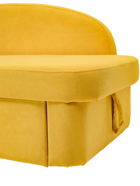 Мягкий диван левый Тедди желтый в Пскове - изображение 3