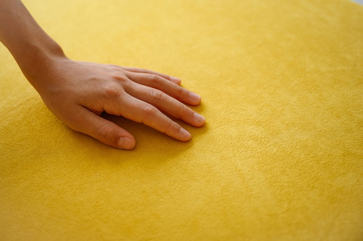 Мягкий диван левый Тедди желтый в Пскове - изображение 15