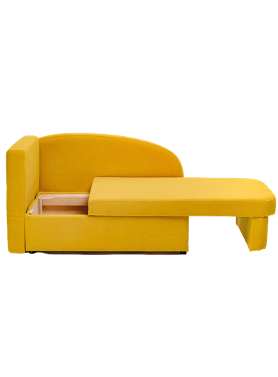 Мягкий диван левый Тедди желтый в Пскове - изображение 9