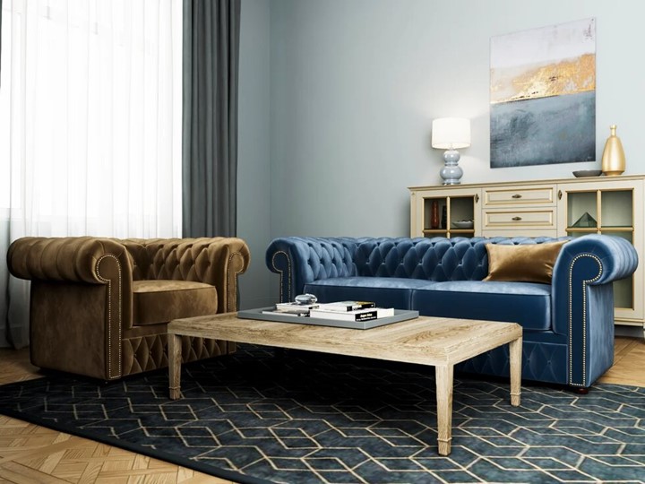 Прямой диван Честер 2,5М (седафлекс) в Пскове - изображение 11