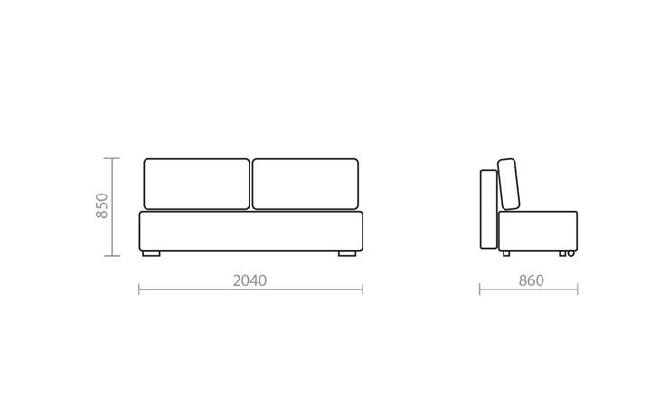Прямой диван Дона 2 БД в Пскове - изображение 8