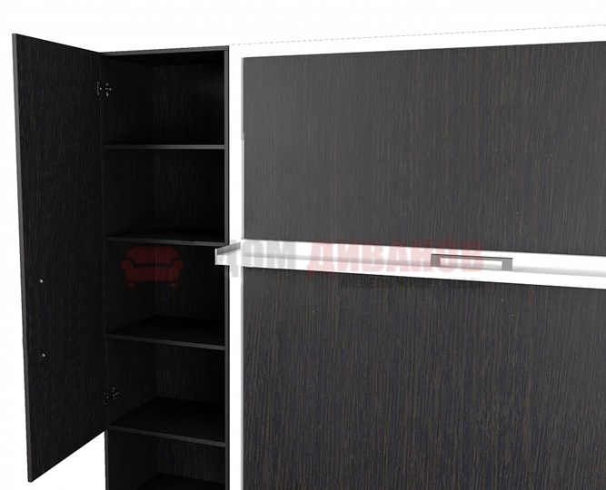 Диван Кровать-трансформер Smart (ШЛ+КД 1400+ШП), 2 шкафа, без подлокотников в Пскове - изображение 2