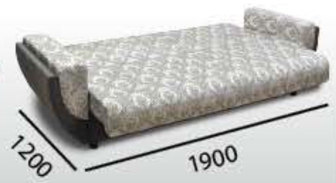 Прямой диван Акварель 2 БД в Пскове - изображение 1