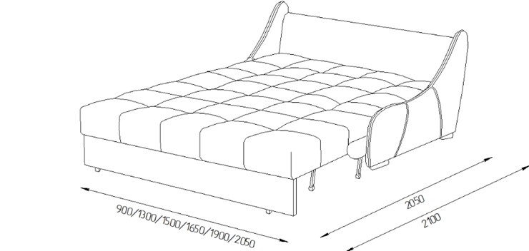 Прямой диван Токио 165 (ППУ) в Пскове - изображение 3