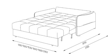 Прямой диван Токио 2 130 (ППУ) в Пскове - предосмотр 8