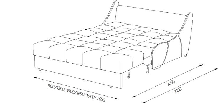 Прямой диван Токио 205 (НПБ) в Пскове - изображение 3
