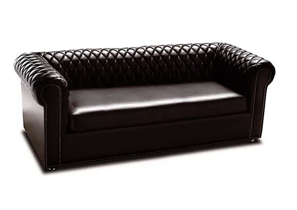 Прямой диван Честерфилд 2200х900х700 в Пскове - изображение