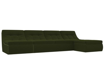 Модульный раскладной диван Холидей, Зеленый (микровельвет) в Пскове