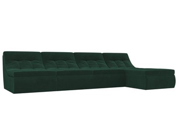 Модульный раскладной диван Холидей, Зеленый (велюр) в Пскове