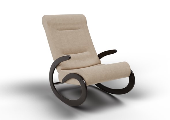 Кресло-качалка Мальта, ткань AMIGo песок 10-Т-П в Пскове - изображение