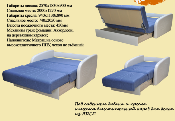 Кресло раскладное Коралл 1 в Пскове - изображение 1