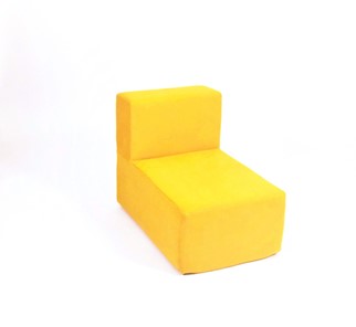 Кресло Тетрис 50х80х60, желтое в Пскове