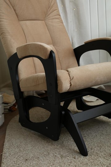 Кресло-качалка Леон маятниковая, ткань AMIGo песок 29-Т-П в Пскове - изображение 8