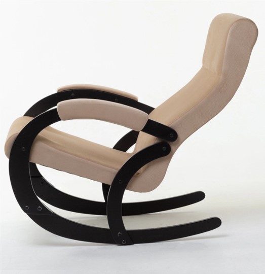 Кресло-качалка в гостиную Корсика, ткань Amigo Beige 34-Т-AB в Пскове - изображение 1