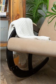 Кресло-качалка в гостиную Корсика, ткань Amigo Beige 34-Т-AB в Пскове - предосмотр 5