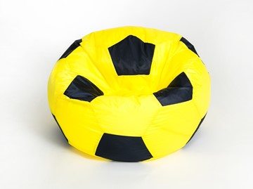 Кресло-мешок Мяч большой, желто-черный в Пскове