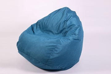 Кресло-мешок Юниор, рогожка синий в Пскове