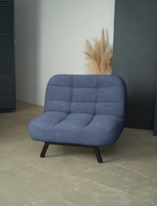 Кресло-кровать Абри опора металл (синий) в Пскове - изображение 8
