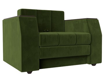 Кресло-кровать Атлантида, Зеленый (Микровельвет) в Пскове