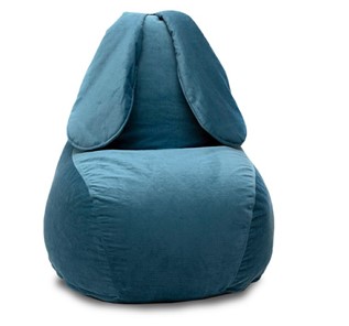 Кресло-мешок Зайка (длинные уши), синий в Пскове