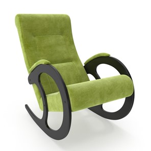 Кресло-качалка Модель 3, Verona 38 Apple Green-велюр в Пскове