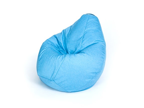 Кресло-мешок Хоум малое, голубое в Пскове - изображение